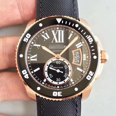 CALIBRE DE DIVER W7100052 42MM JF FACTORY BLACK DIAL